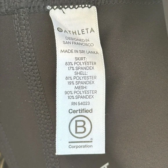 Athleta Momentum Ruffle Skort Black Size M - Picture 8 of 9